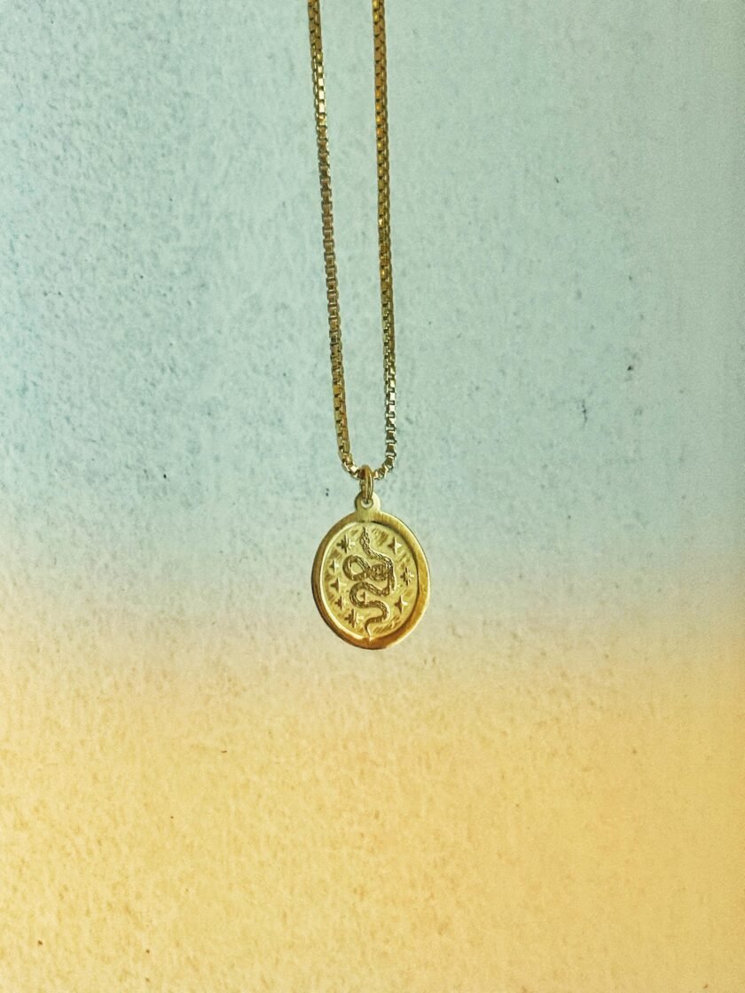Gold Snake Necklace