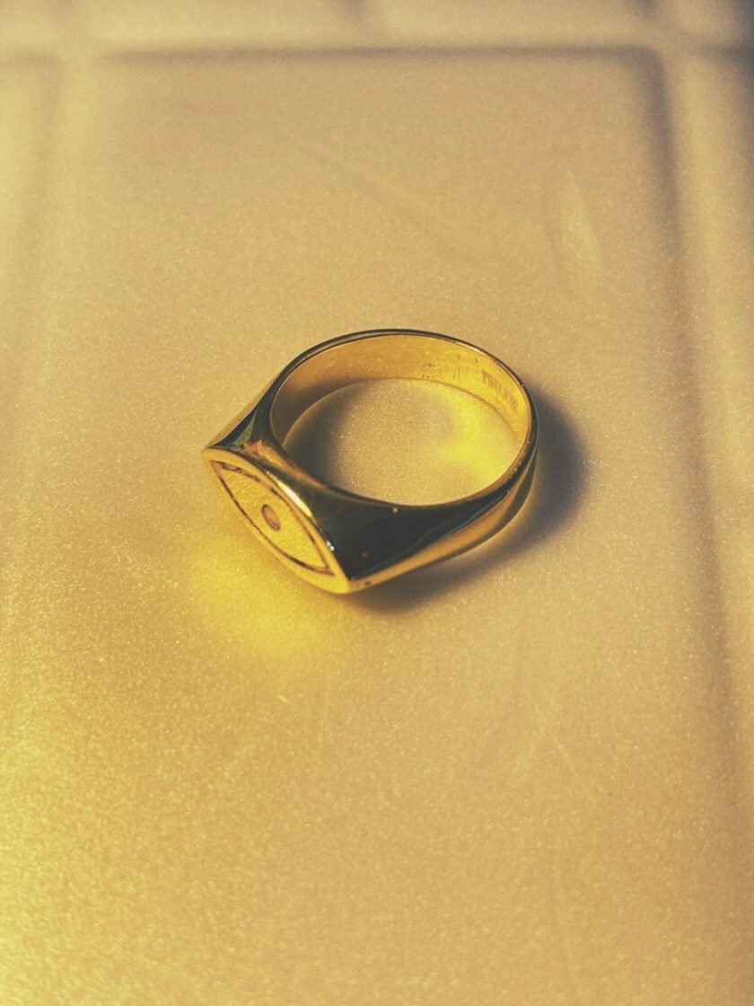 Horus Eye Silver Ring - Image 2