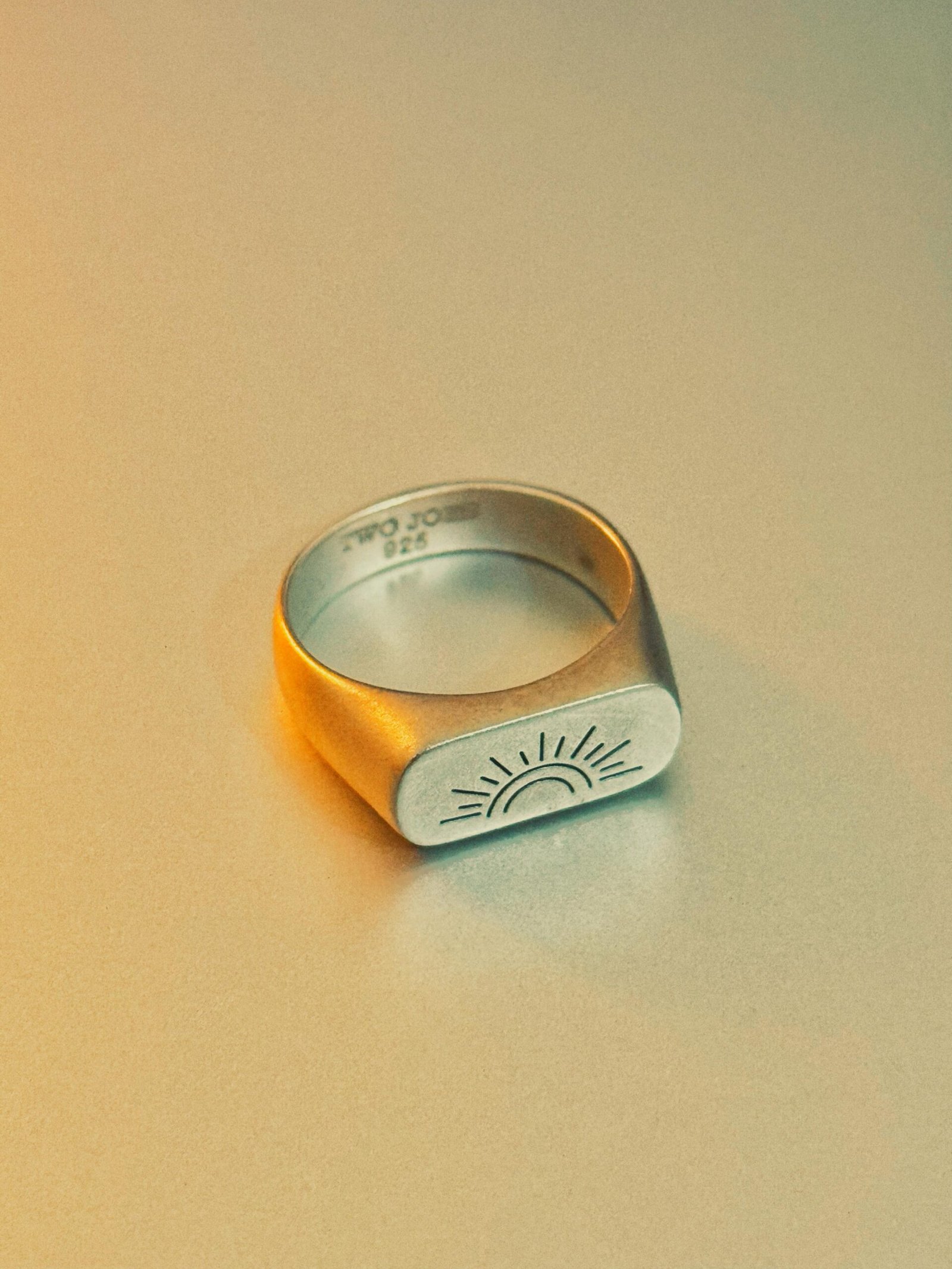 Sun Inspired Silver Rings.