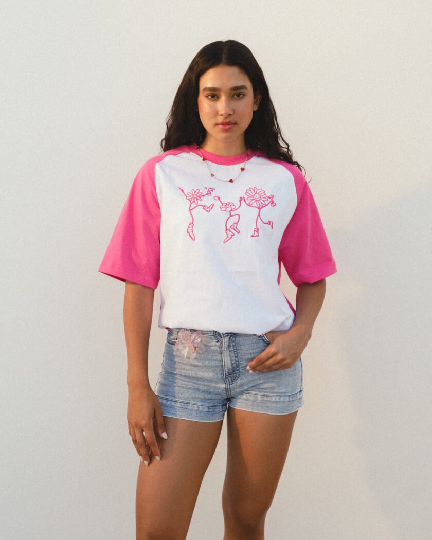 TWOJOES Turnsole Pink Tee - Image 3