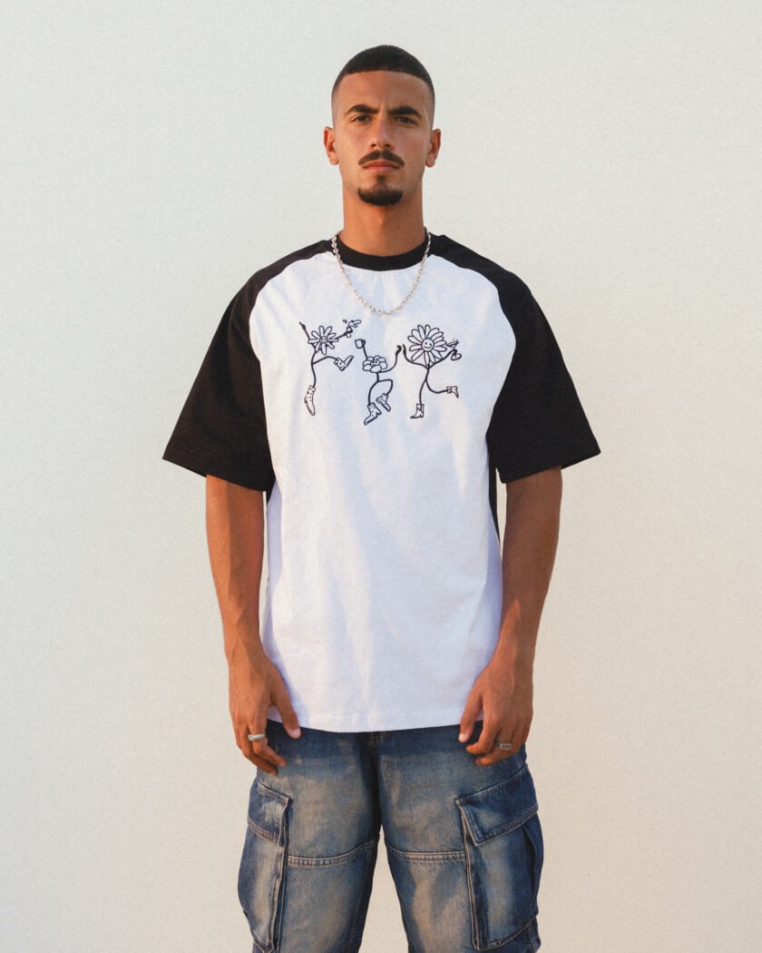 TWOJOES Turnsole Black Tee - Image 2