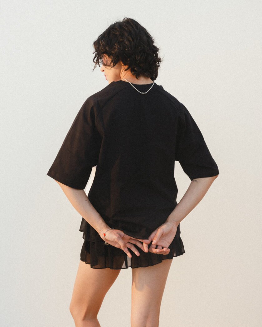 TWOJOES Turnsole Black Tee - Image 6