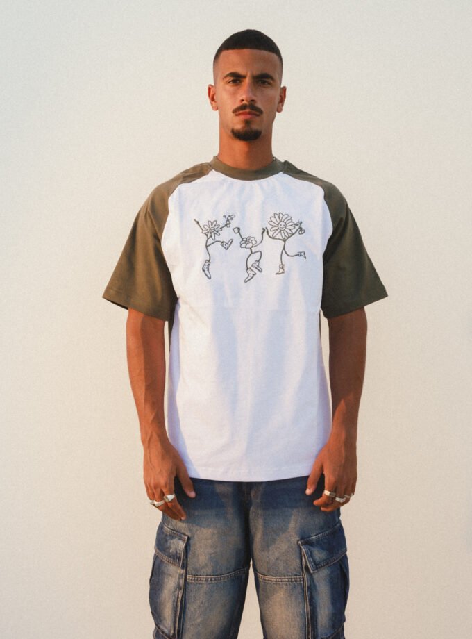 TWOJOES Turnsole Khaki Tee