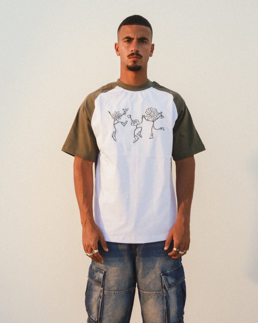 TWOJOES Turnsole Khaki Tee